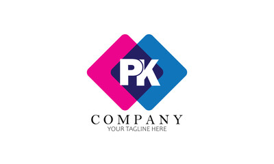 PK logo, letter logo, Branding logo, Clothing logo
