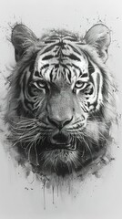 head of a tiger
