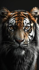 Fototapeta premium white tiger portrait