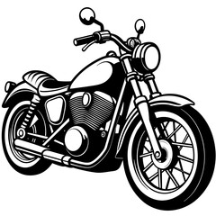 Fototapeta premium motorcycle isolated on white
