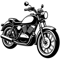Fototapeta premium motorcycle isolated on white