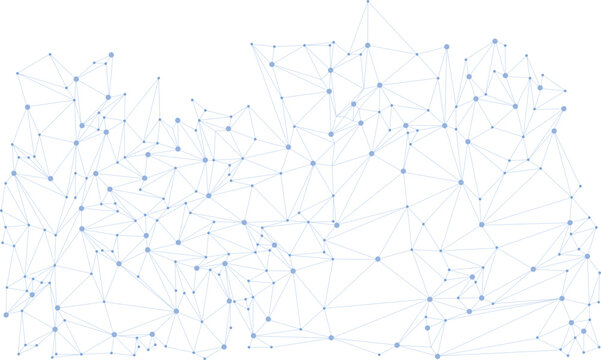 Polygonal background  technology design  dot clusters