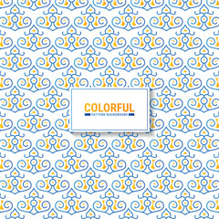 Colorful abstract geometric pattern design