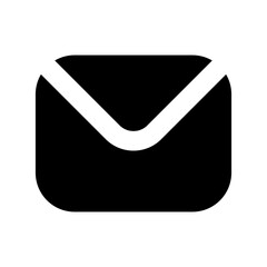 envelope black icon