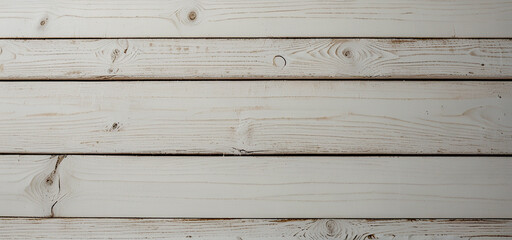 Obraz premium Vintage white wood plank texture background