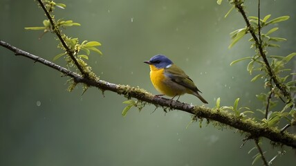 Fototapeta premium yellow billed kingfisher
