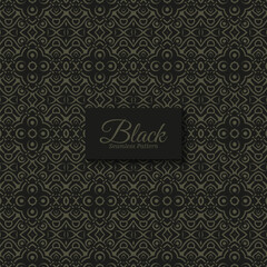 dark ethnic seamless pattern template