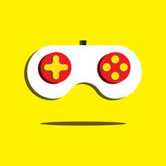 game stick to set strategy with yellow background