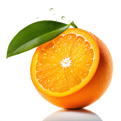 A fresh orange that look delicious
