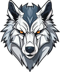 Fototapeta premium wolf head mascot