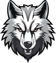 wolf head mascot