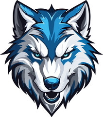 Fototapeta premium wolf head mascot