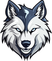 Fototapeta premium wolf head mascot
