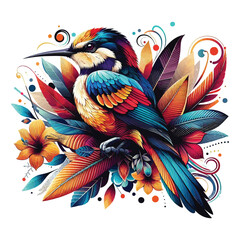 Obraz premium bird Free Vector and bird Illustration