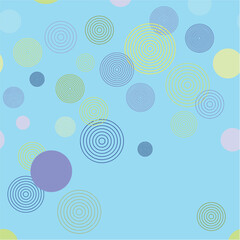 Fototapeta premium Abstract bright geometric background. Pop art halftone pattern. Vector illustration 