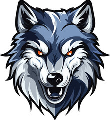 wolf head mascot