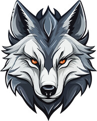 Fototapeta premium wolf head mascot