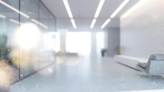 blur abstract background from office seamless looping overlay 4k virtual video animation background