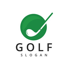 Golf Club logo design Template