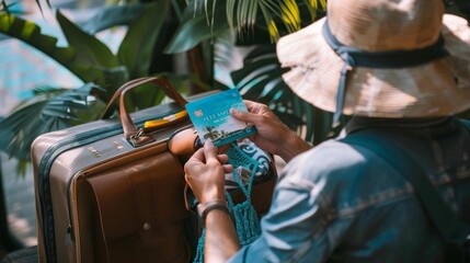 Stylish Musician at Leisure Music Event. Travel concept