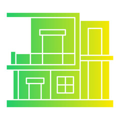 Modern House Gradient Flat