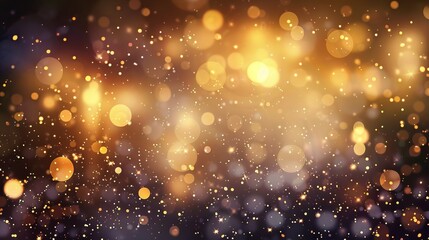 Fototapeta premium Luxurious Gold Abstract Bokeh Background Vector Illustration for Elegant Design Projects and High-Quality Digital Artworks