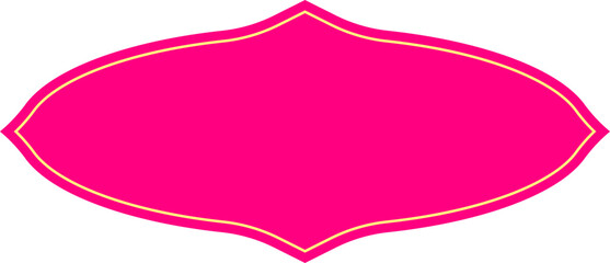 Vibrant vintage frame illustration for your design