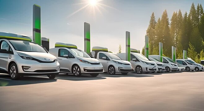 The company's fleet of electric cars do so at fast charging stations