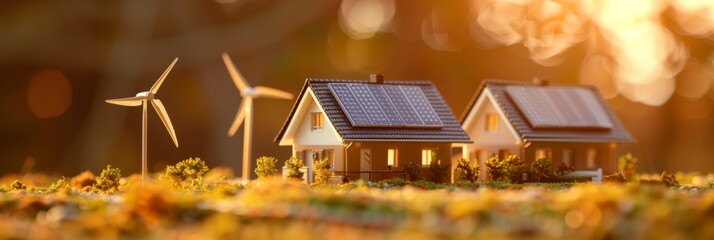 Explore the advantages of sustainable properties incorporating solar panels, wind turbines, and a strong commitment to ecofriendly practices for a greener and more sustainable future