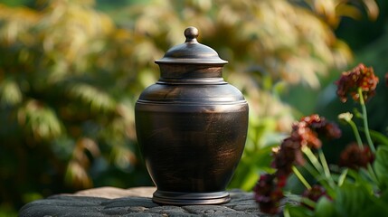 Uranus for ashes. Cremation. Funeral. Funeral services. Funeral decoration and organization services. Burial