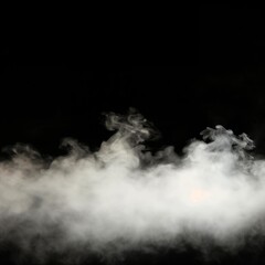 Fototapeta premium black background with white mist