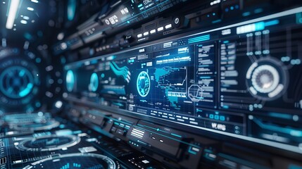 Fototapeta premium Computer graphics are used to enhance user interfaces, simulate real-world scenarios, and convey information in a visually engaging manner