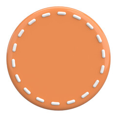 Price tag. Text box. 3D illustration.