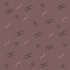 Star and ribbon backdrop. Seamless pattern of textile. Surface pattern of curtain. Tablecloth and wrapped paper gift design concept. 