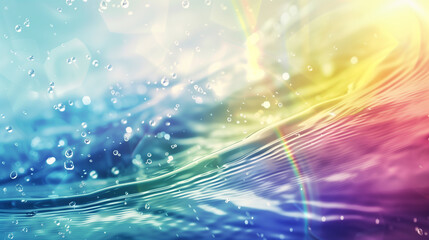 Colorful Gradient Water Background Wallpaper