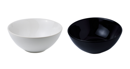 black and white bowl transparent png