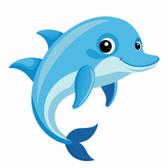 cute dolphin vector artwork illustration svg