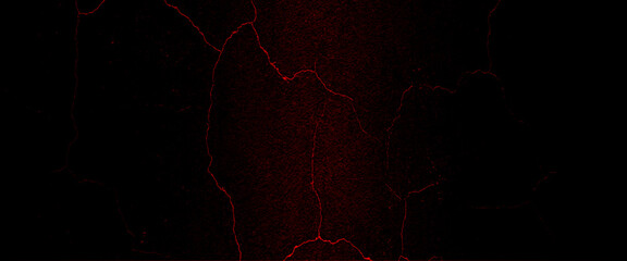 Vector red grunge cracked texture crack on the wall, dark red for horror background	

