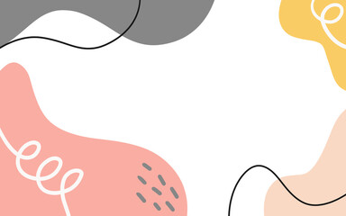 Business card, Modern blob business card design, thank you card, modern background for banner concept.