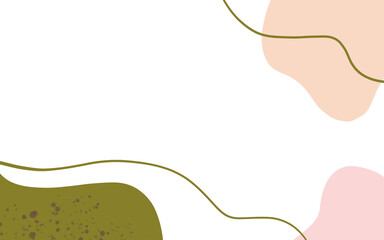 Fototapeta premium Business card, Modern blob business card design, thank you card, modern background for banner concept.