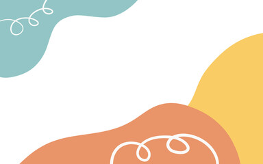 Business card, Modern blob business card design, thank you card, modern background for banner concept.