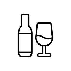 Wine Icon Perfect for Beverage and Winery Illustrations
