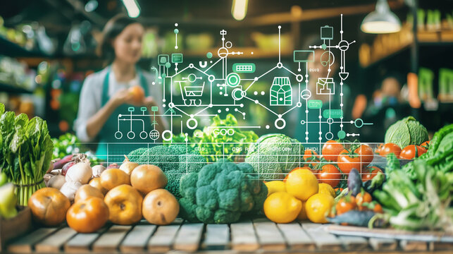 Food Industry Collaboration with Blockchain: Collaboration between different stakeholders in the food industry. Blockchain technology to enhance the efficiency of food distribution logistics, ensuring