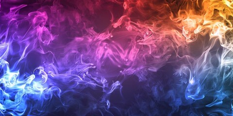 Obraz premium Lively Art Pattern with Electric Blue Accents