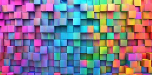 Aqua-Blue Background with Purple and Magenta Accents