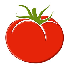Illustration of tomato icon