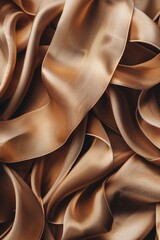 A beautiful, flowing piece of gold fabric