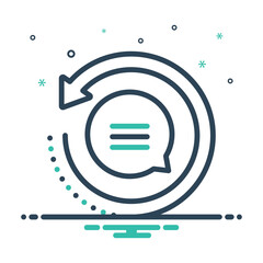 Mix icon for repeat key phrases 