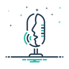 Mix icon for speak 