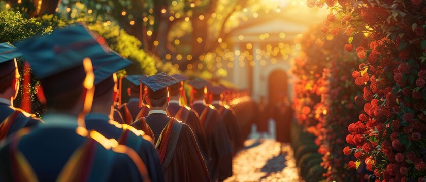 A CG 3D visualization of a milestone celebration event planning board, highlighting the intricate details for an unforgettable graduation ceremony